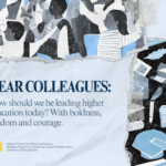 A decorative image with the title of the event and illustration of students