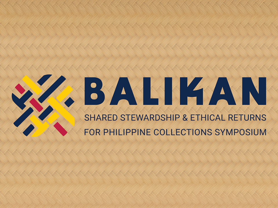 Decorative thumbnail that says "Balikan Shared stewardship & ethical returns for philippine collections symposium"
