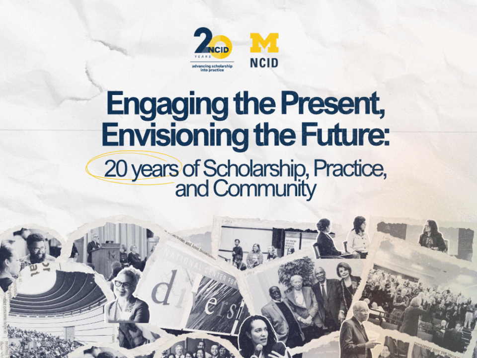 Thumbnail displaying title of event